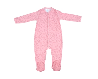 Foto 4 | Set De Mamelucos Con Pies Baby Mink (3 Piezas) Rosa