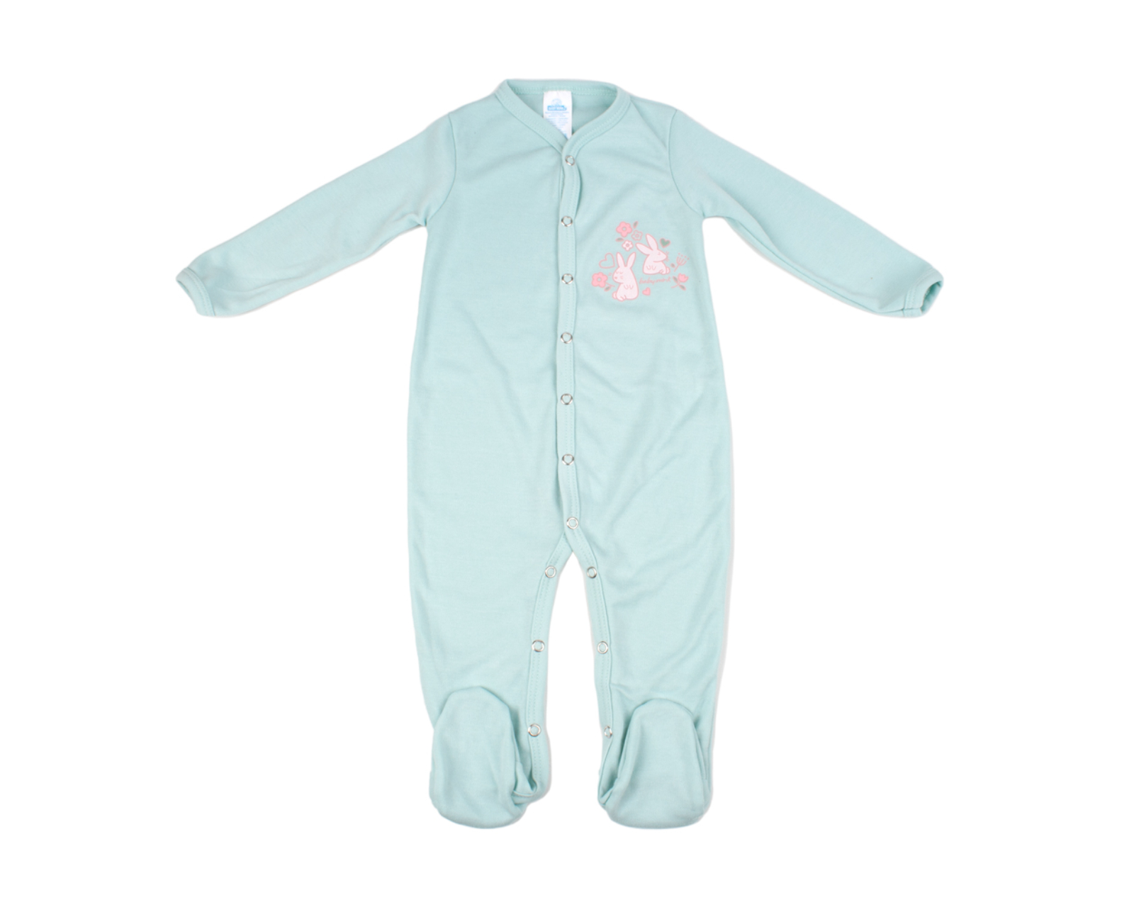 Foto 6 pulgar | Set De Mamelucos Con Pies Baby Mink (3 Piezas) Rosa