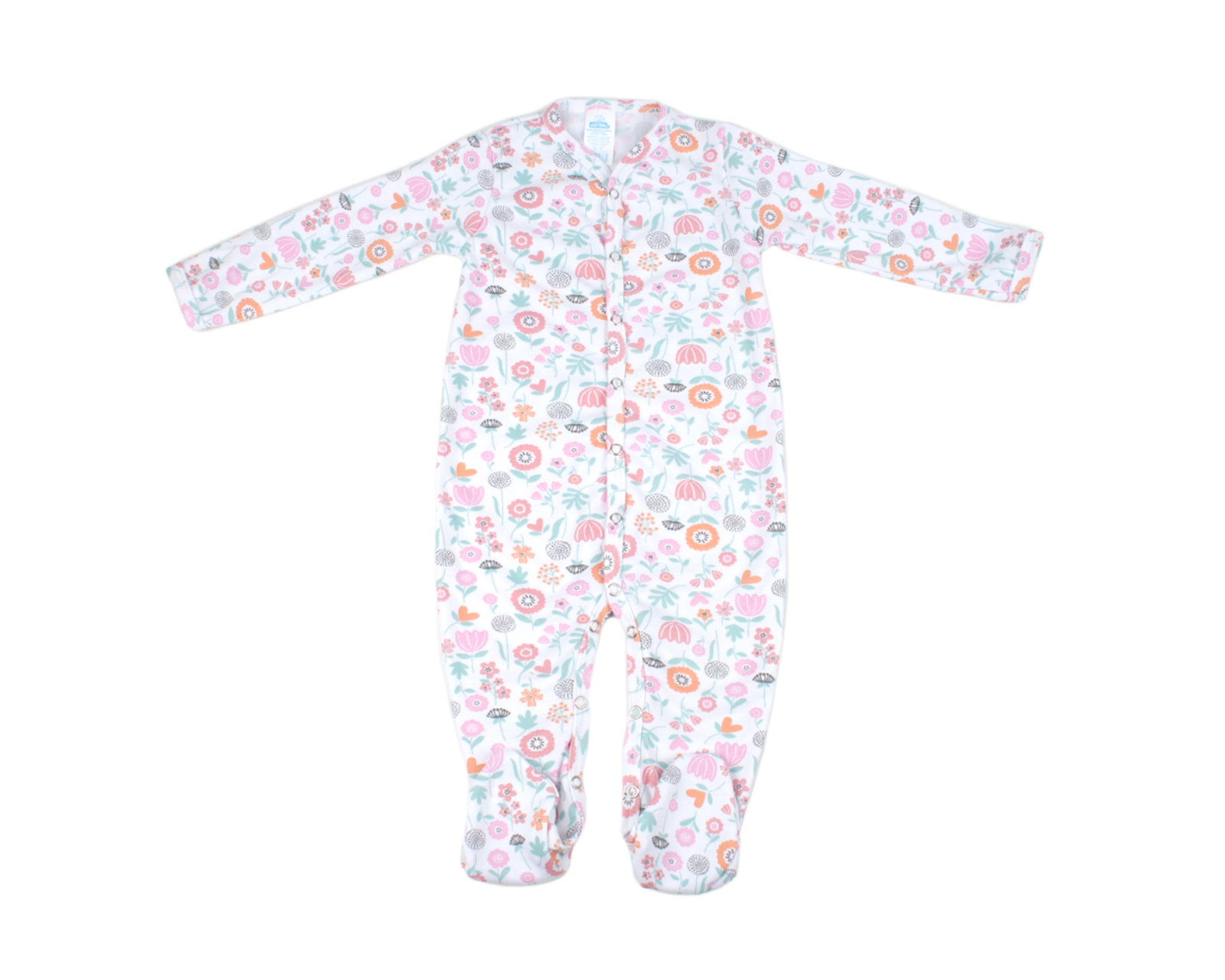 Foto 6 | Set De Mamelucos Con Pies Baby Mink (3 Piezas) Rosa