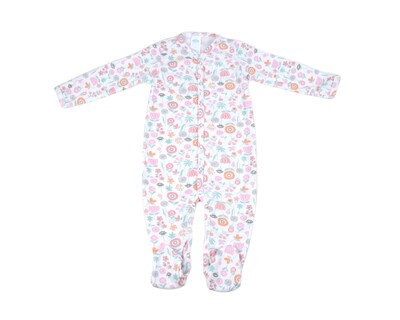 Foto 6 | Set De Mamelucos Con Pies Baby Mink (3 Piezas) Rosa
