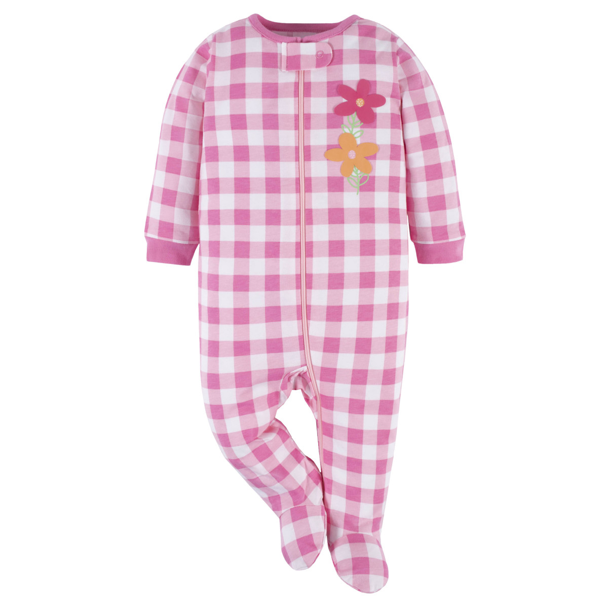 Foto 3 pulgar | Mameluco Gerber Para Bebé Pack 2 Pijamas Algodón Rosa