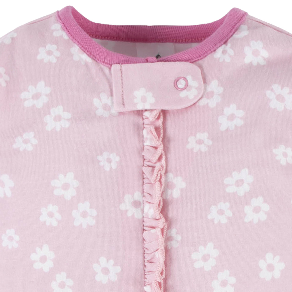 Foto 5 pulgar | Mameluco Gerber Para Bebé Pack 2 Pijamas Algodón Rosa