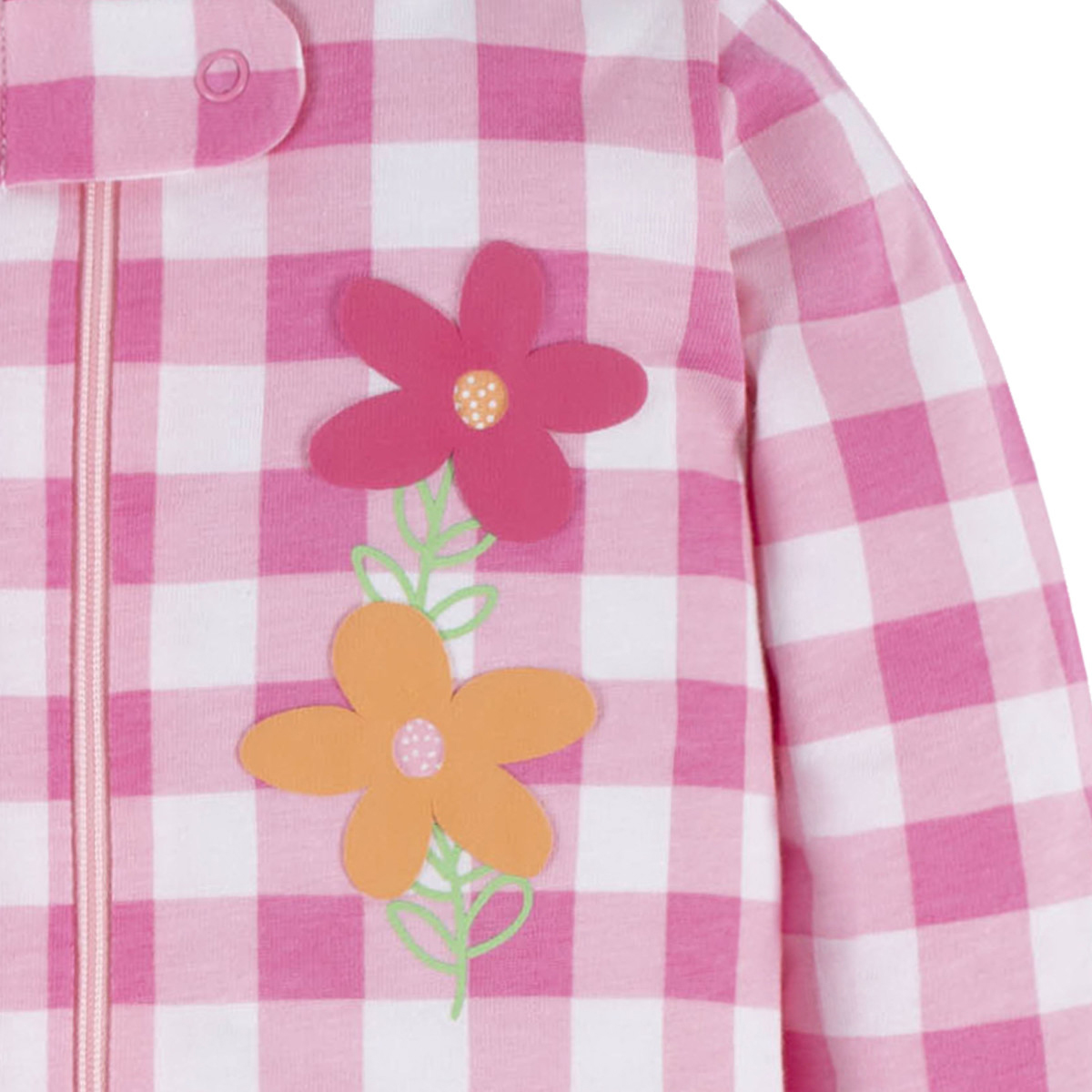 Foto 6 pulgar | Mameluco Gerber Para Bebé Pack 2 Pijamas Algodón Rosa