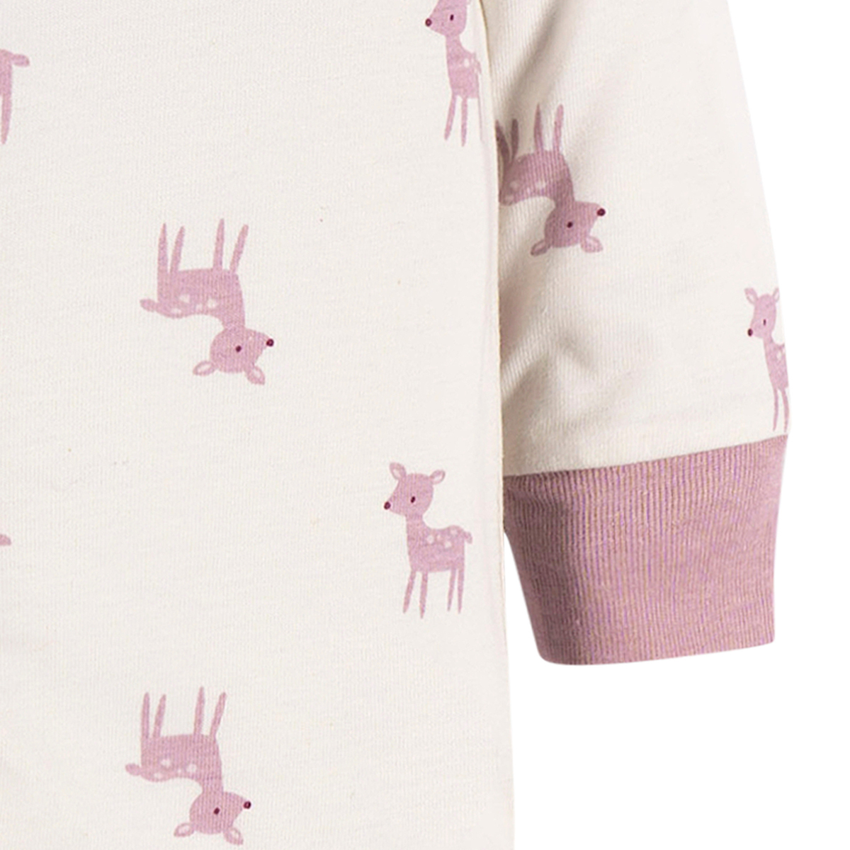 Foto 4 | Mameluco Gerber Essentials Blanco Venado Bebé Algodón Dormir