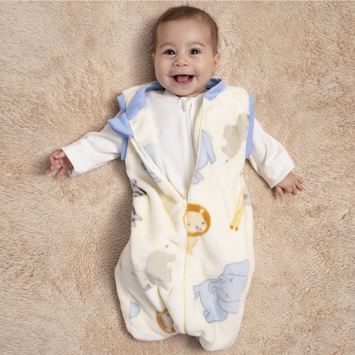 Foto 4 | Set Saquito Para Dormir Chiqui Mundo Baby Sleeping Calientito 0- 12 Meses