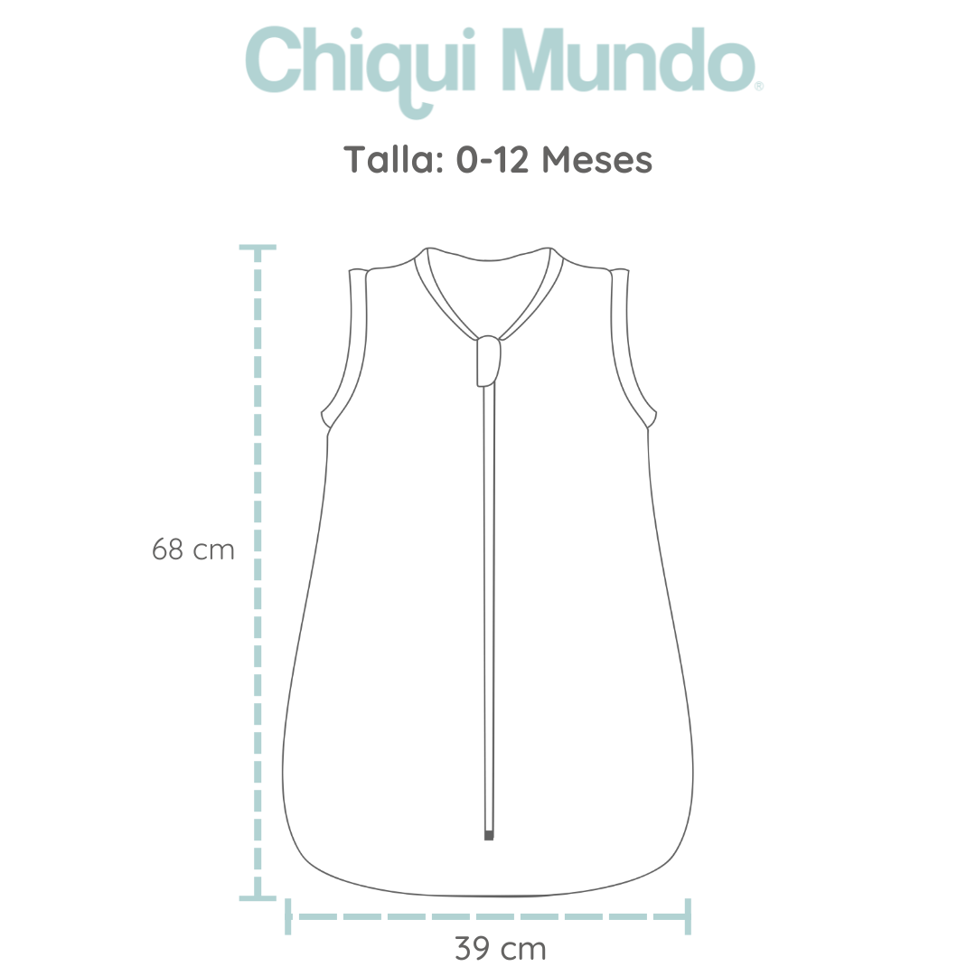 Foto 9 pulgar | Set Saquito Para Dormir Chiqui Mundo Baby Sleeping Calientito 0- 12 Meses