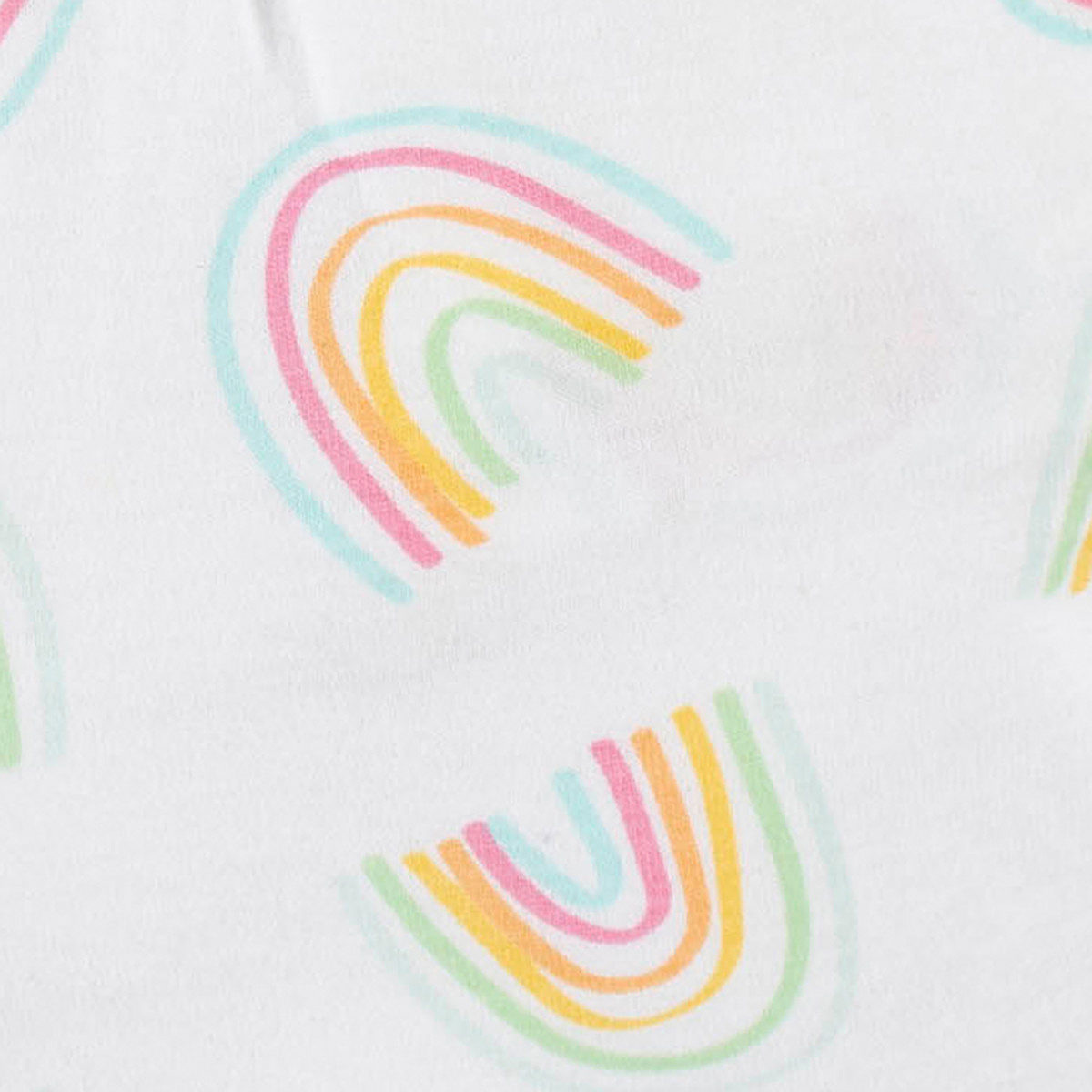 Foto 4 pulgar | Romper Gerber Blanco Arcoiris Bebe 1 A 5 Años Algodón