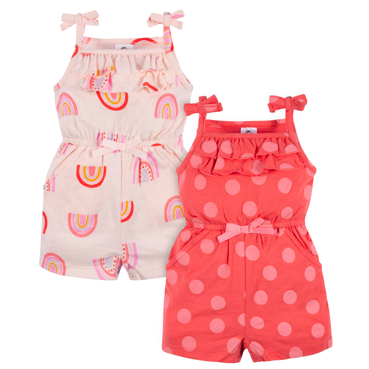 Foto 2 pulgar | Romper Gerber Set 2 Piezas Algodón Ropa Bebé Verano