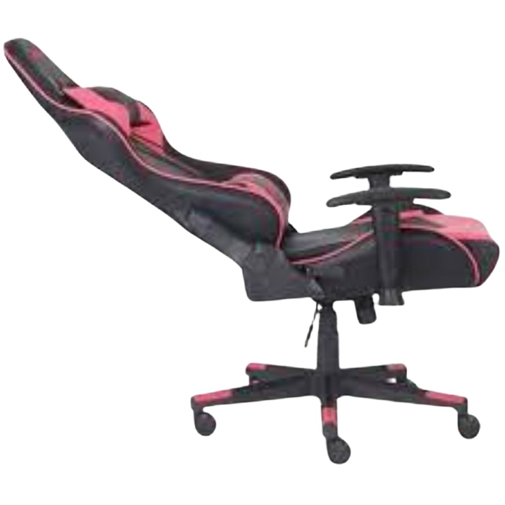 Foto 3 pulgar | Silla Gamer Ocelot Color Rosa Con Negro Ajustable Con Ruedas