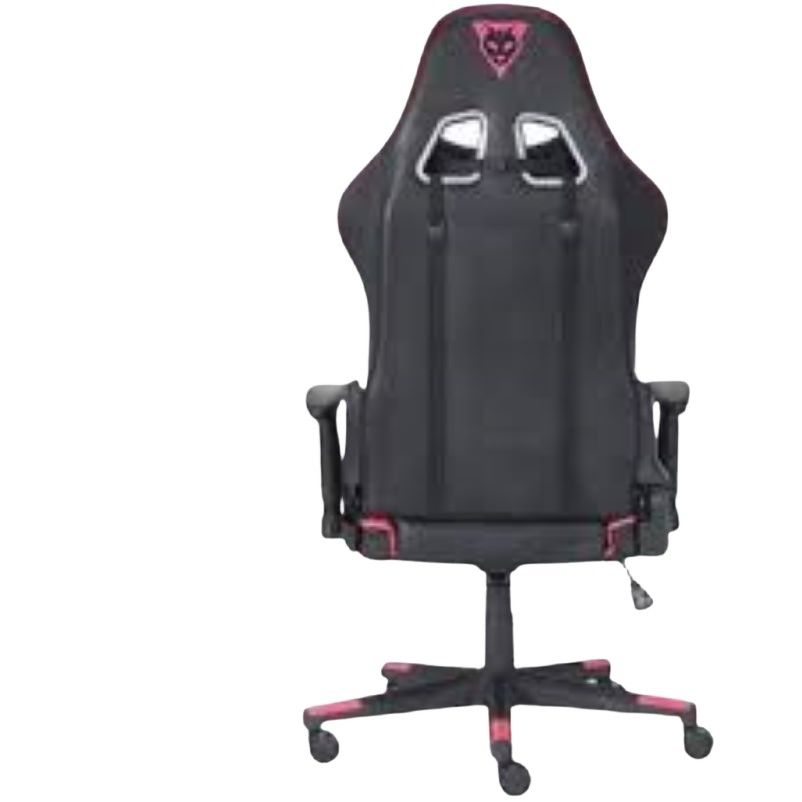 Foto 4 pulgar | Silla Gamer Ocelot Color Rosa Con Negro Ajustable Con Ruedas