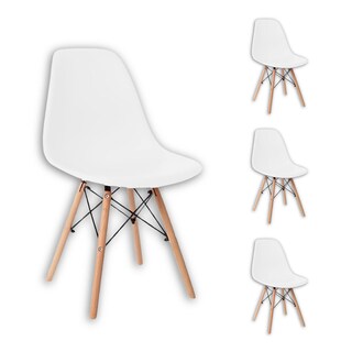 Foto 2 | Set de Sillas Elly Decor SO-SP1-01 Blanco Tipo Eames 4 Piezas
