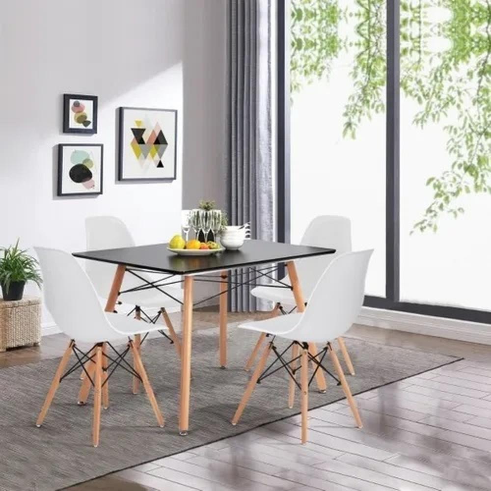 Foto 8 pulgar | Set de Sillas Elly Decor SO-SP1-01 Blanco Tipo Eames 4 Piezas
