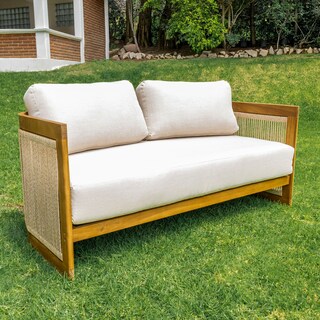 Foto 5 | Set de Sala para Jardín Bossa Kava Marrón 4 Piezas con Cojines