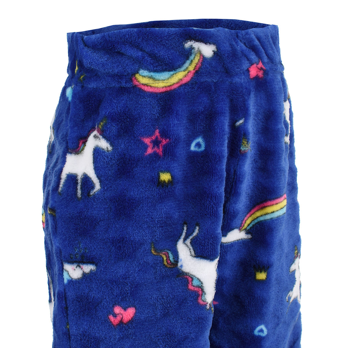 Foto 5 pulgar | Pijama Flannel Beba Unicornios Softwear color Azul