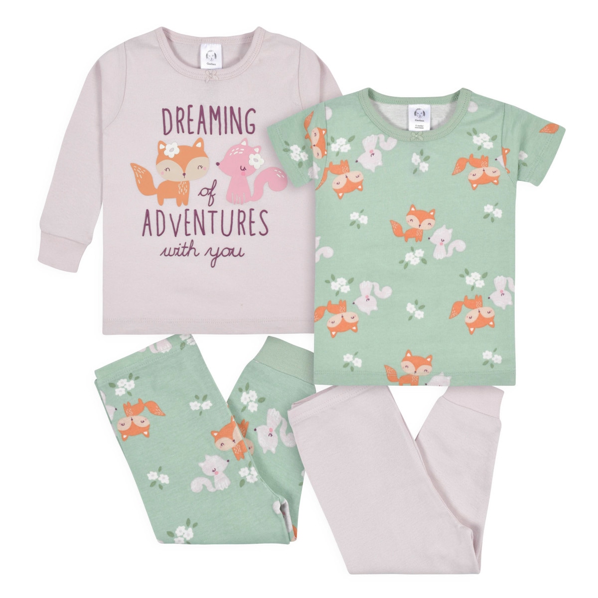 Kit Pijamas Gerber Bebé Algodón Conjunto Dormir 1 A 5 Años $699
