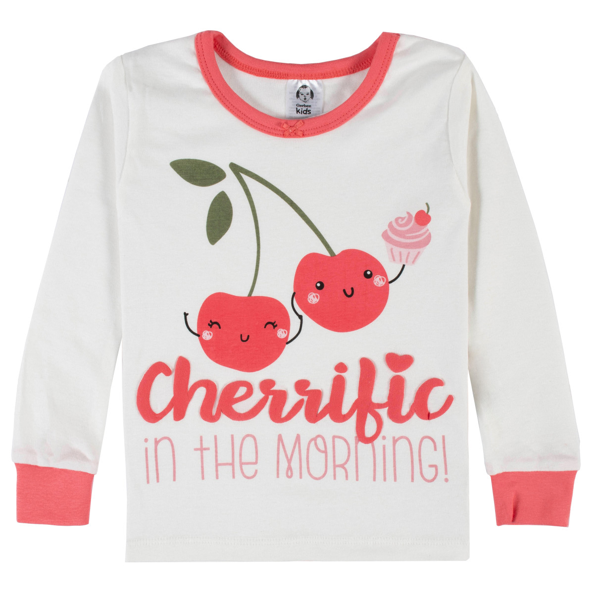 Foto 5 pulgar | Pijama Gerber 4 Piezas Bebe Algodón Blanco Rojo 1 A 5 Años