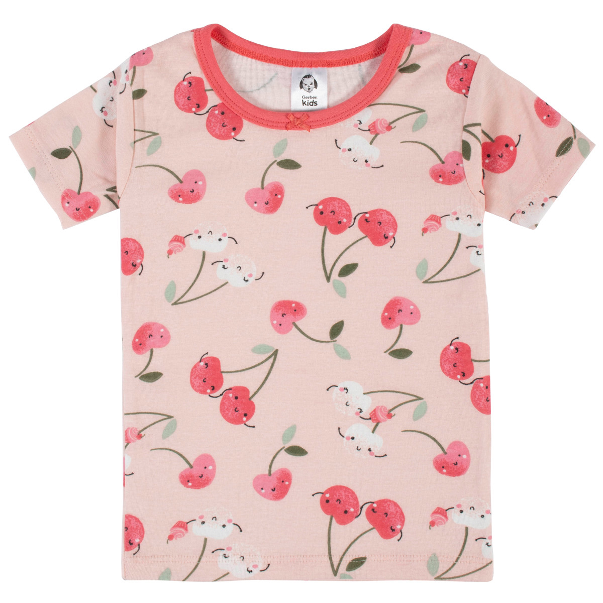 Foto 5 | Pijama Gerber 4 Piezas Bebe Algodón Blanco Rojo 1 A 5 Años