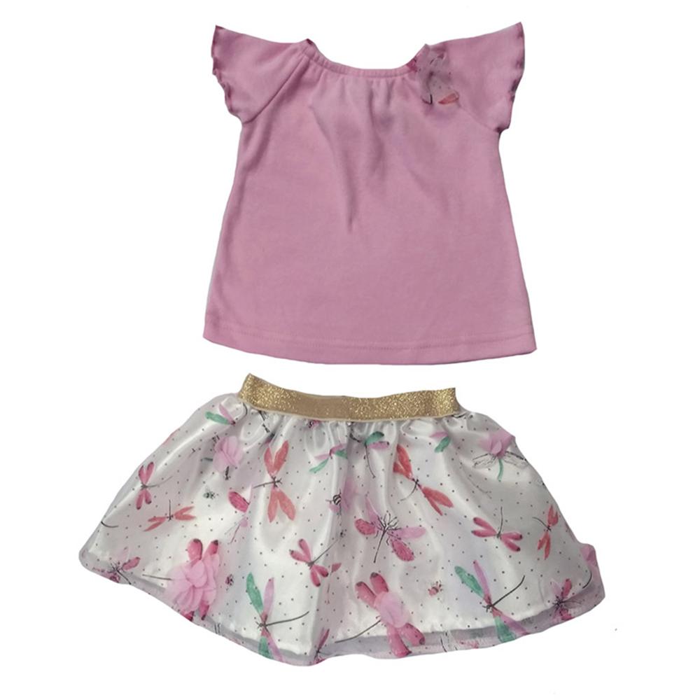 Conjunto Baby Kisses Rosa 2 Piezas para Bebé Niña