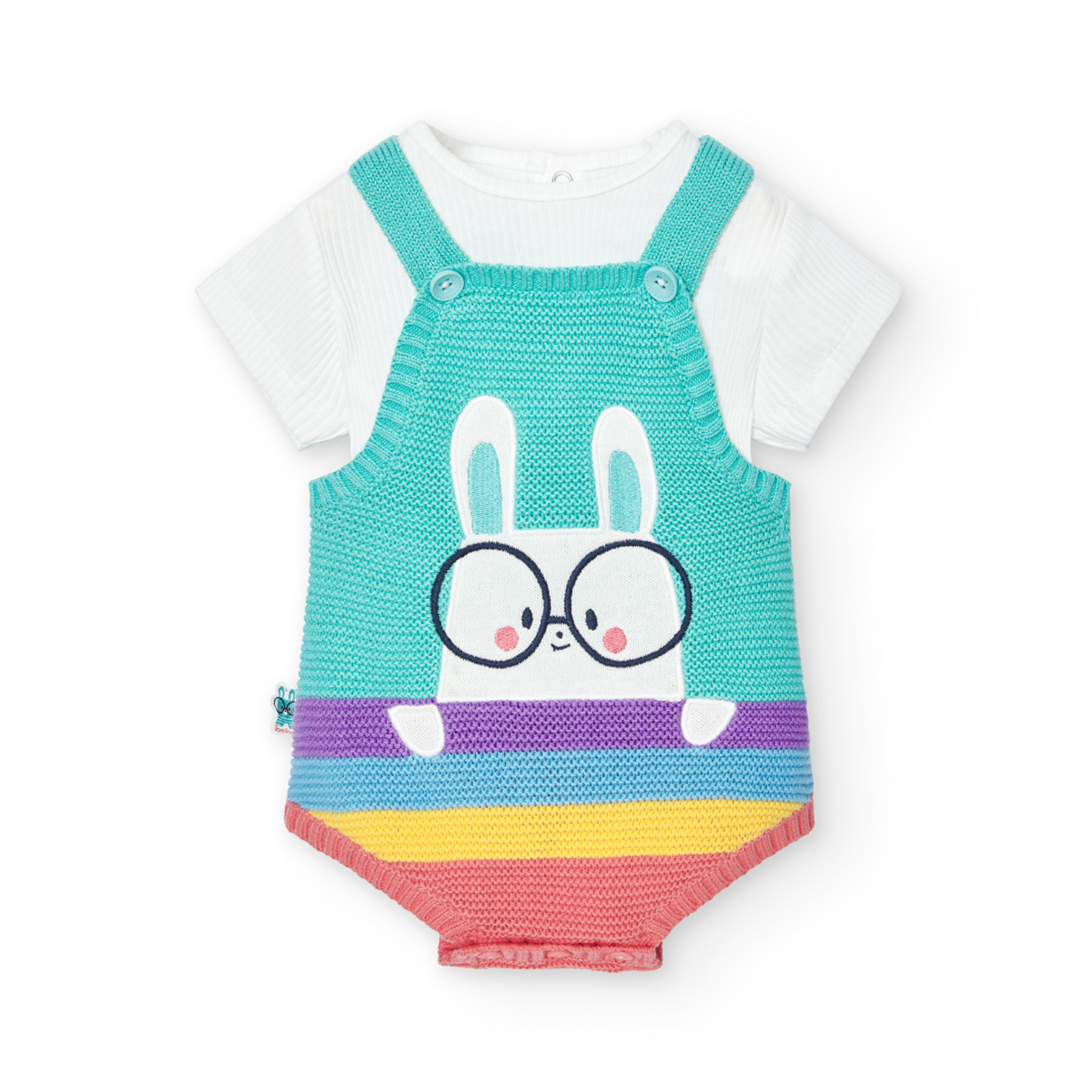 Foto 1 | Conjunto de Punto Combinado Boboli para Bebé Unisex
