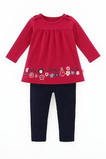 Foto 1 | Conjunto Para Niño Chicos Olé 3223 Rosa Cómodo 2 Piezas