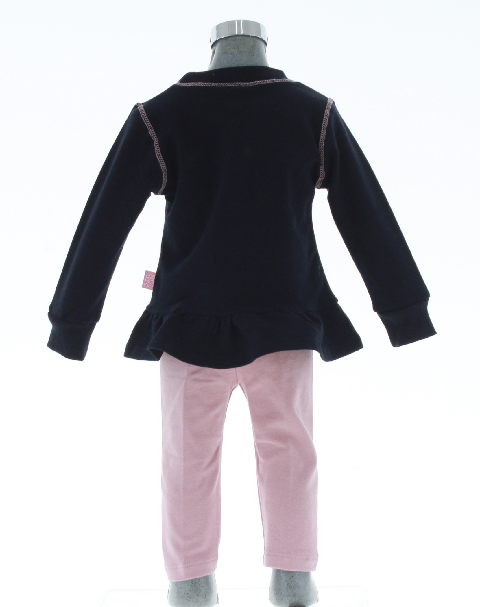 Foto 2 | Conjunto Para Niña Chicos Olé 3271 Azul Marino Cómodo 2 Piezas