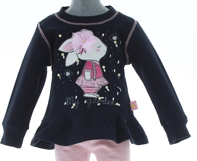 Foto 4 | Conjunto Para Niña Chicos Olé 3271 Azul Marino Cómodo 2 Piezas