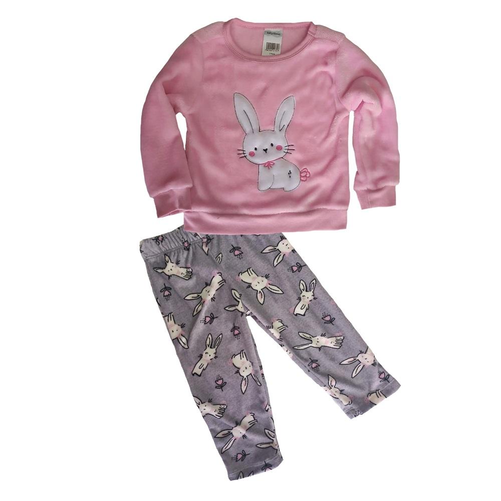 Foto 2 pulgar | Conjunto con Pantalón Baby Kisses color Rosa para Bebé Niña