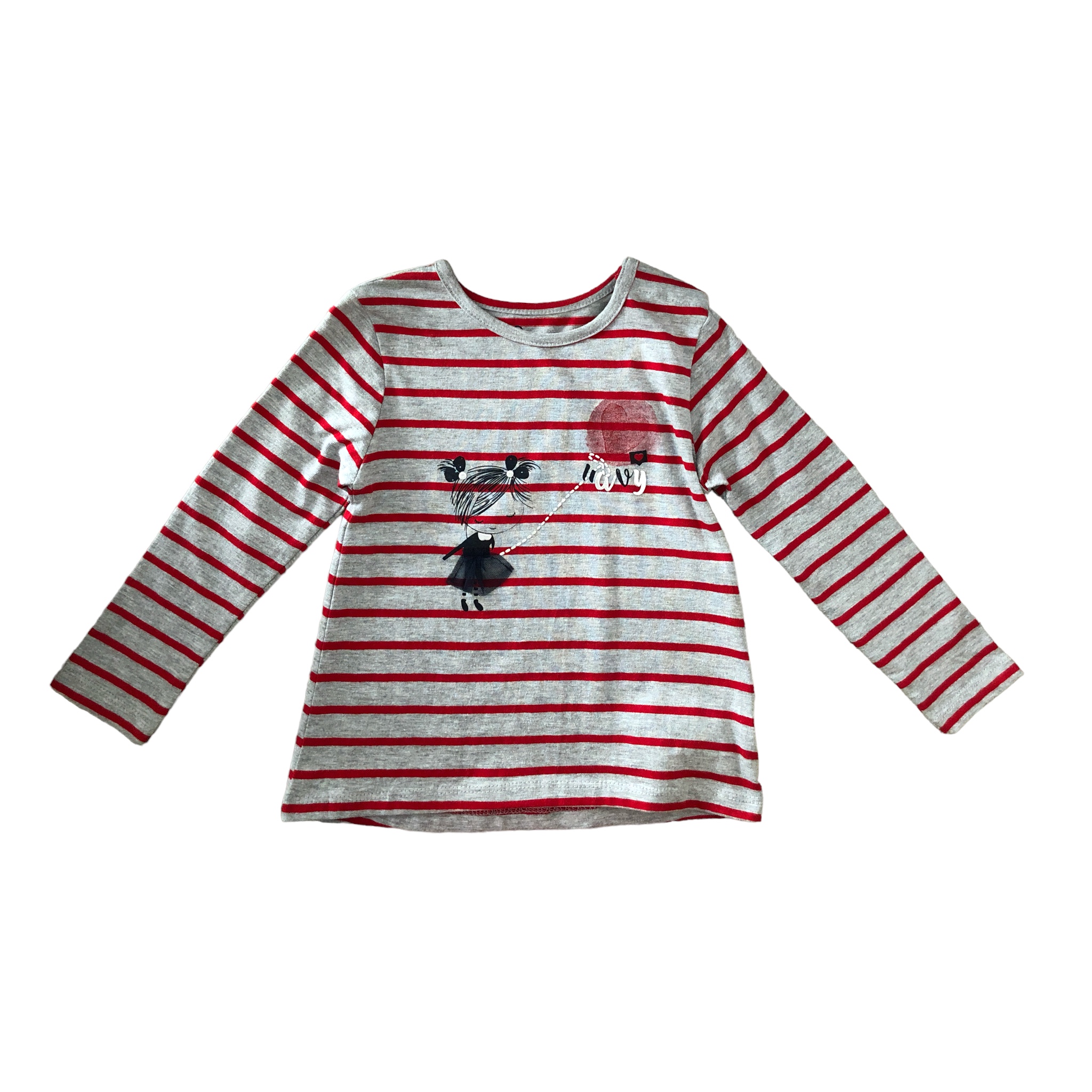 Playera Rayas Losan Multicolor para Bebé Niña