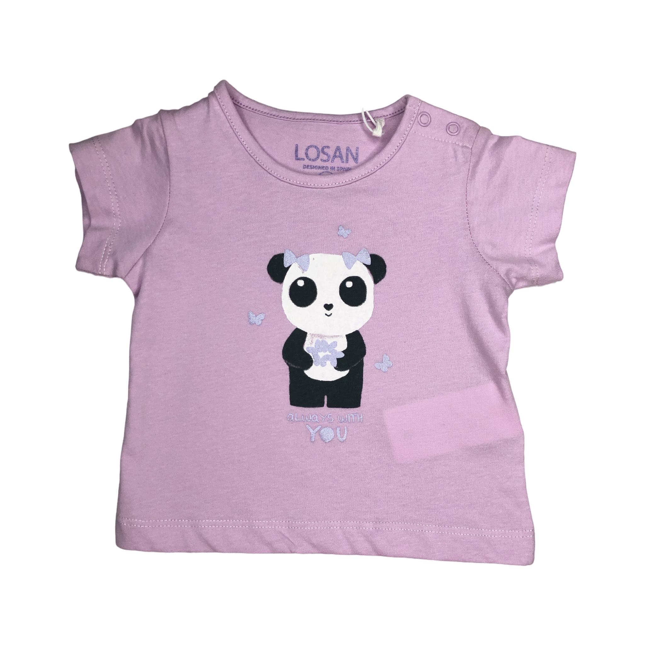 Playera Losan color Lila para Bebé Niña