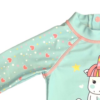Foto 4 | Playera Losan 218-1018AL Azul Manga Larga para Bebé Niña