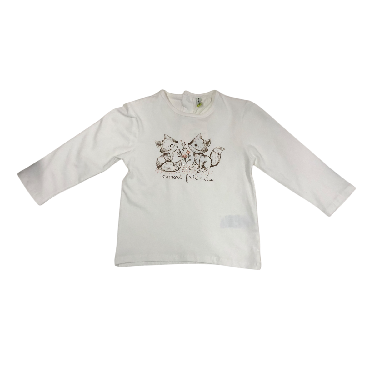 Foto 2 pulgar | Playera Para Bebé Niña ''sweet Friends'' Losan