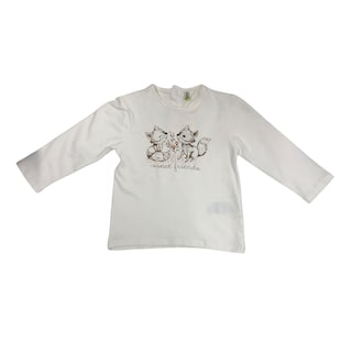 Foto 1 | Playera Para Bebé Niña ''sweet Friends'' Losan