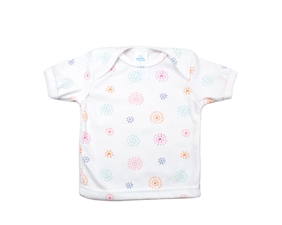 Foto 4 | Set De Playeras Para Bebé De Manga Corta Baby Mink Bm18m (4 Piezas) Rosa