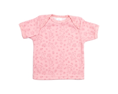Foto 3 | Set De Playeras Para Bebé De Manga Corta Baby Mink Bm18m (4 Piezas) Rosa