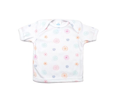 Foto 4 | Set De Playeras Para Bebé De Manga Corta Baby Mink Bm18m (4 Piezas) Rosa