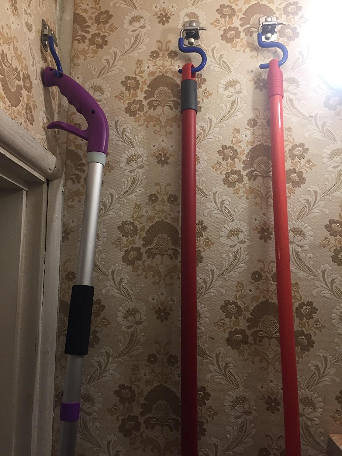 Foto 4 | Soporte Organizador Para Escobas Sumnacon, Acero Inoxidable, 8 Unidades - Venta Internacional.