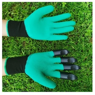 Foto 4 | 2 Pares Guantes Protectores De Jardineras De Jardinería Belug Morado Y Verde