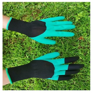 Foto 5 | 2 Pares Guantes Protectores De Jardineras De Jardinería Belug Morado Y Verde