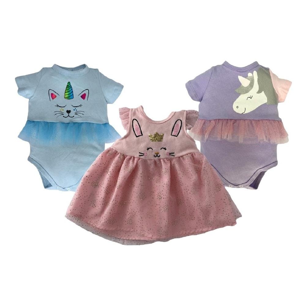 Pañaleros Baby Kisses 3 Piezas para Bebé Niña $799