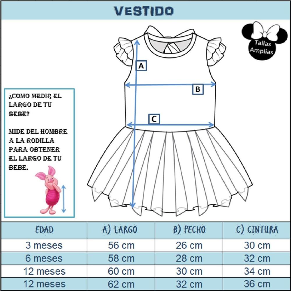 Foto 7 pulgar | Kit 1 Pañalero Dumbo 2 Vestidos Minnie Mouse