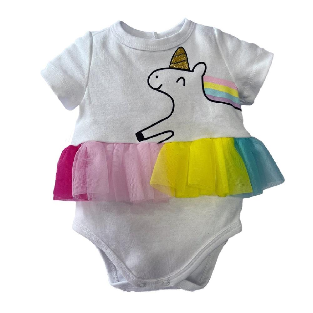 Pañalero Algodón Estampado con Tutu Kiss Unicornio $448