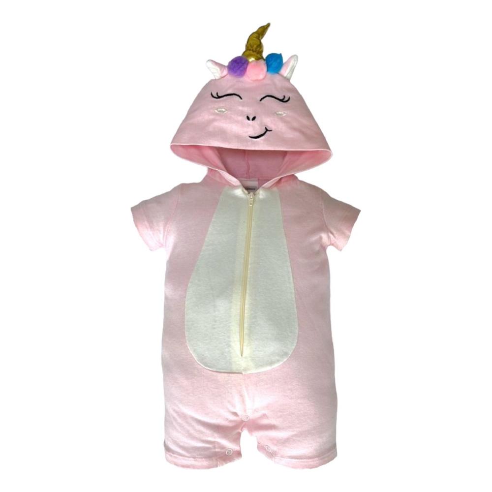 Pañalero Baby Kisses 1219V-18 Unicornio Rosa Bordado