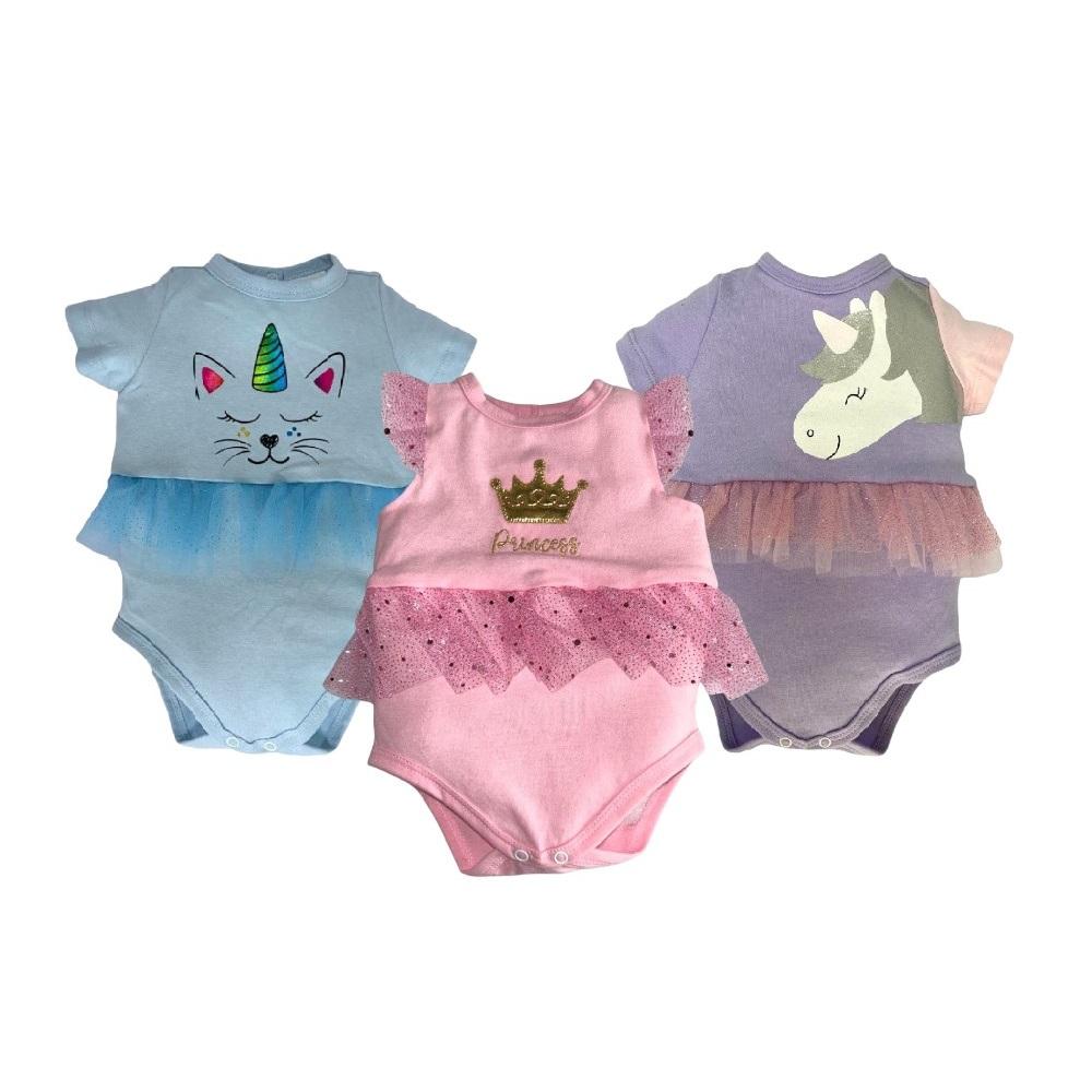 Pañaleros Baby Kisses Gatita - Princess - Unicornio 3 Piezas Multicolor