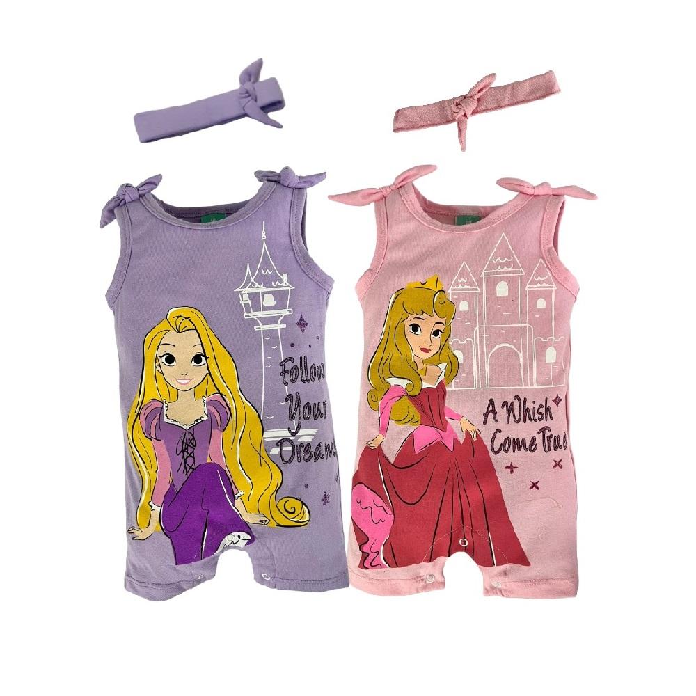 Kit 2 Pañaleros Princesas Disney Rapunzel y Aurora Multicolor $799