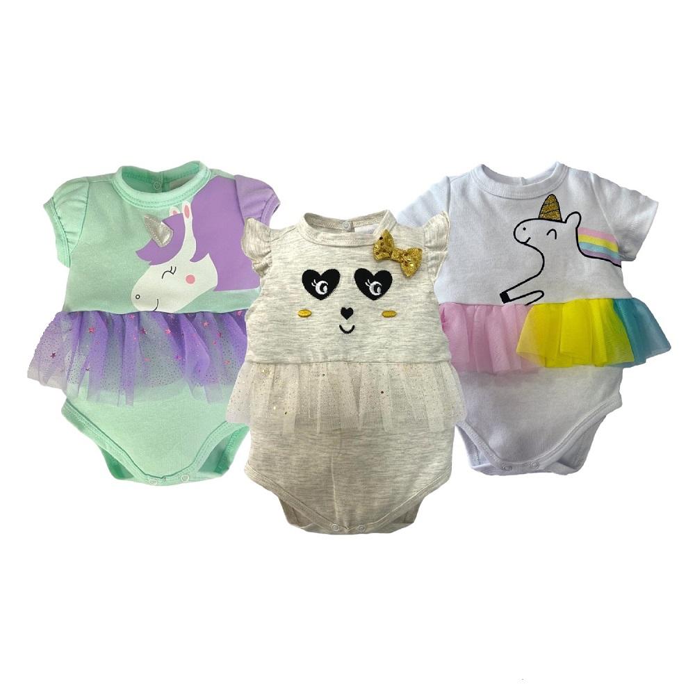 Kit 3 Pañaleros Kiss Unicornios Y Panda Multicolor $748