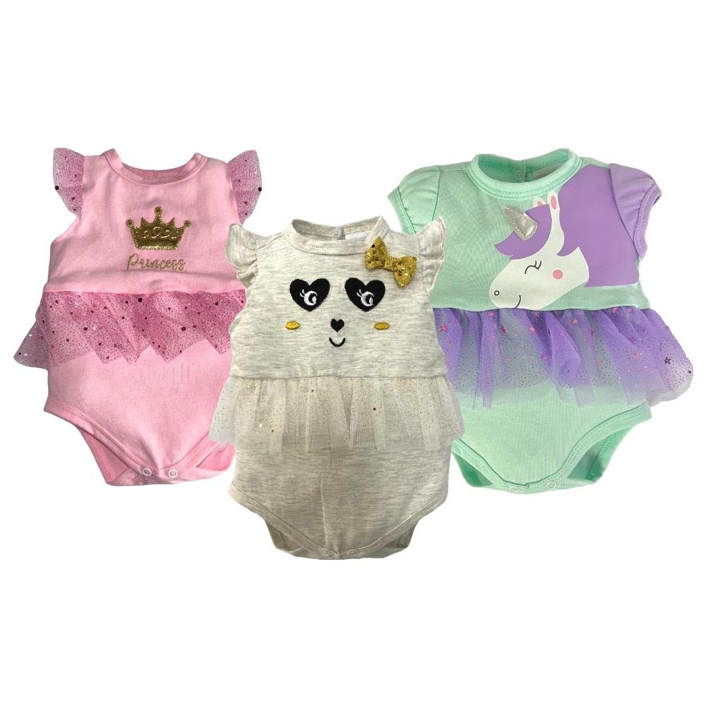 Kit 3 Pañaleros Kiss Princess, Panda, Unicornio Multicolor $748