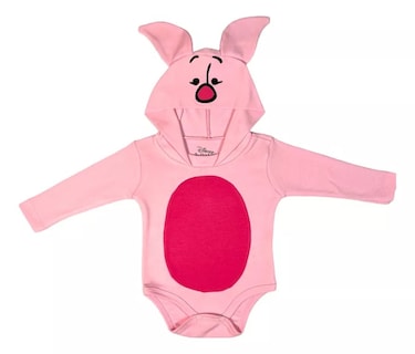 Foto 1 | Pañalero Manga Larga Disfraz Con Gorro Bebe Piglet Disney