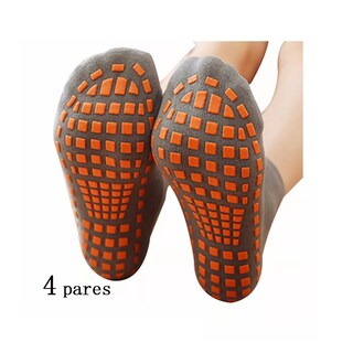 Foto 2 | Juegos Calcetines Para Yoga 4 Pares 21 Cm Eo Safe Imports Esi-12010 Multicolor