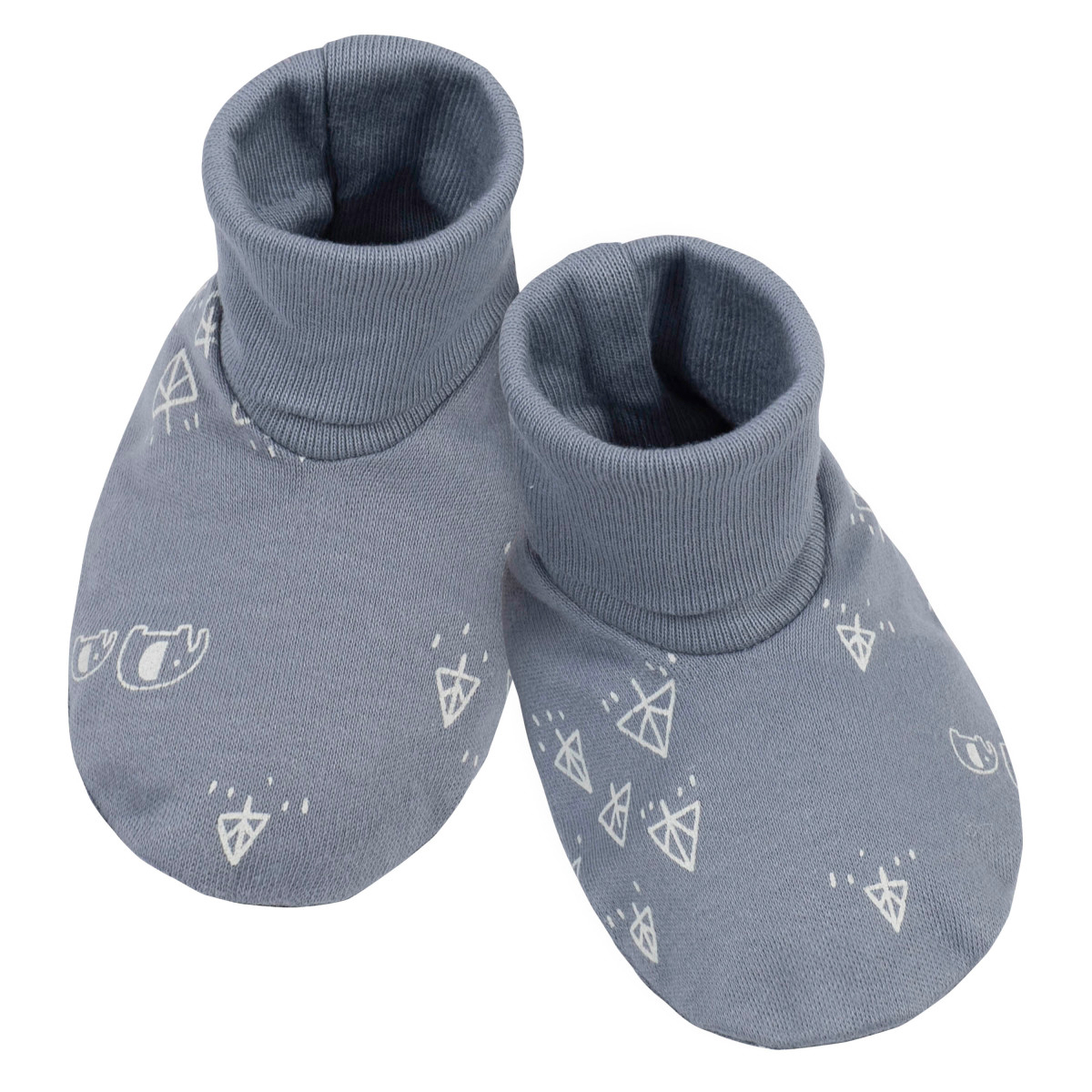 Foto 4 | Set 3 Piezas Gerber Camisón Gorrito Patucos Algodón Gris