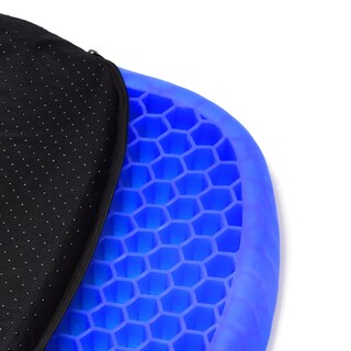 Foto 3 | Cojín de Silicona Asiento Gel Confortable Lavable Portátil color Azul